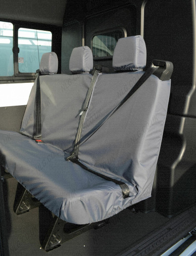 Ford Transit 2014 On Tailored Waterpoof Seat Covers - Rear Triple Seat Cover 