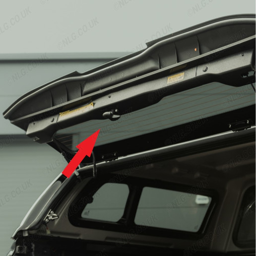 Aeroklas Replacement Tailgate Rear Door Interior Handle for E-Tronic Canopies