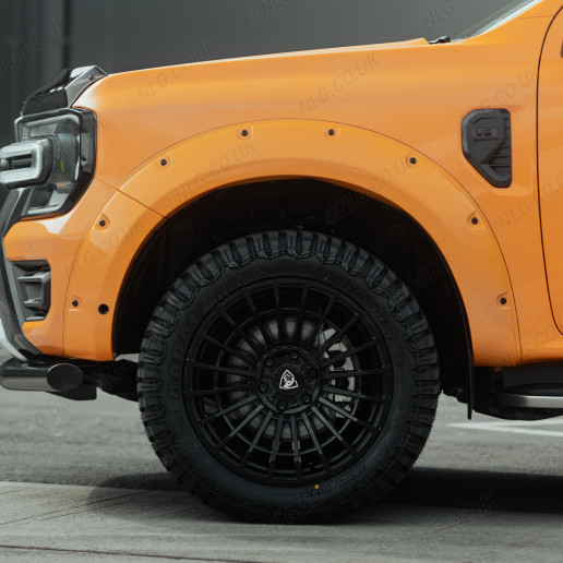 Ford Ranger 2023+ Wheel Arches with Black Rivets