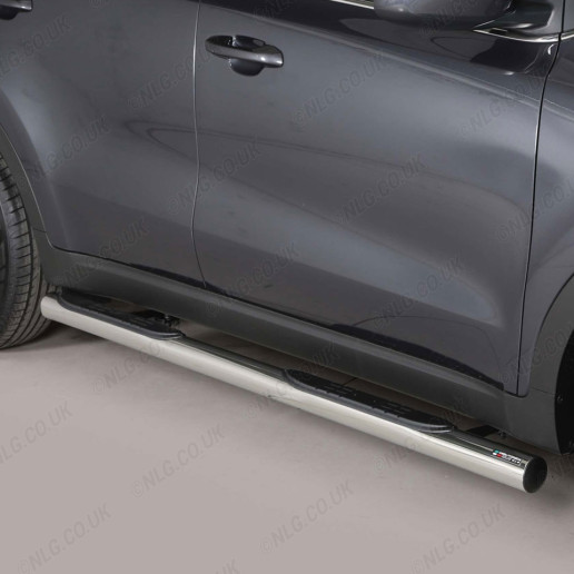 Land Rover Discovery 3 Stainless Steel Side Bars with Steps