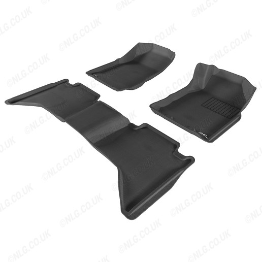Isuzu D-Max 2012-2020 Tailored 3D MAXpider Tray Floor Mats - Rear