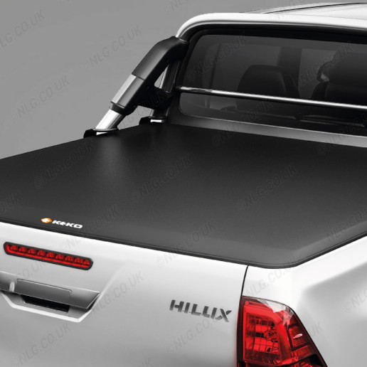 Toyota Hilux Mk8 2016 to 2020 Soft Roll Up Tonneau Cover