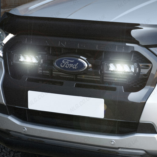 Ford Ranger fitted with 2 Triple R-4 light bars