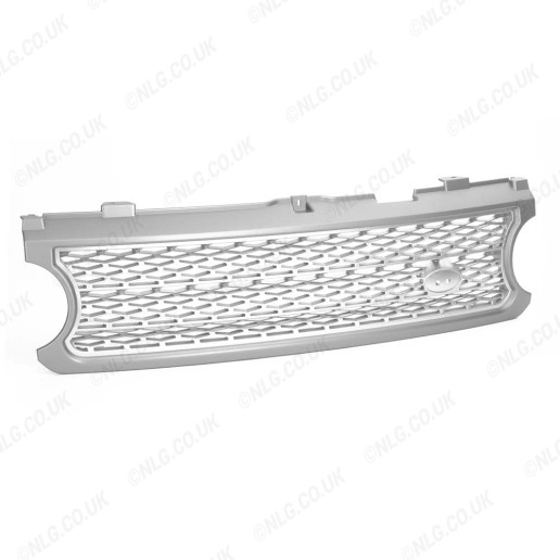 Grey/ Silver super charged Grille for Range Rover L322 2005-2012