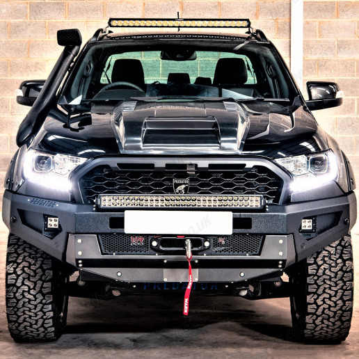Ford Ranger 2019 Recovery Bumper With Warn Winch 