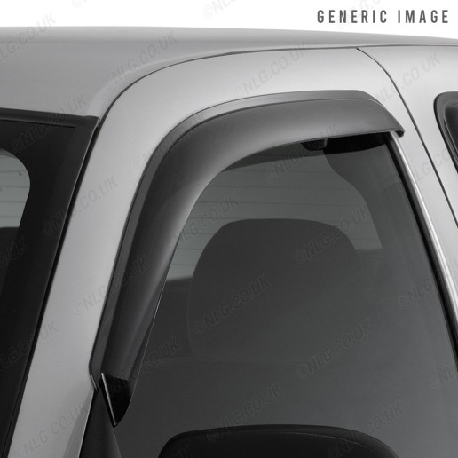 Mercedes ML W163 1997-2005 Front Pair of Stick-On Tinted Wind Deflectors
