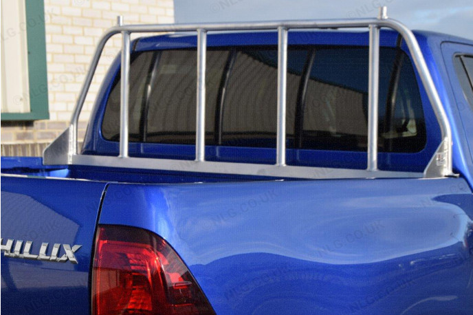 Alloy Ladder Rack Window Guard For The Toyota Hilux 2021 Onwards