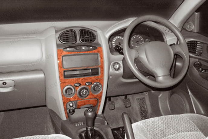 Hyundai Santa Fe 2001-2006 Wooden Dashboard Trim Kit