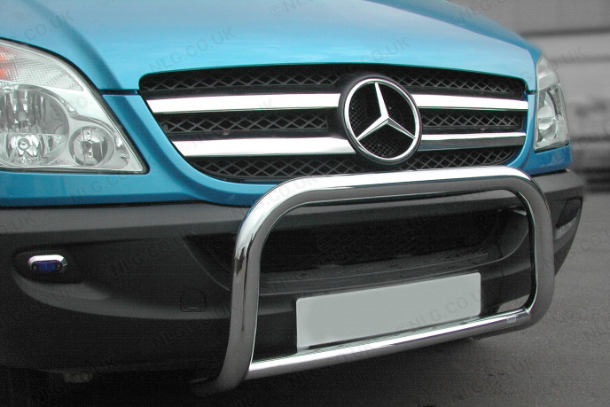 Mercedes Sprinter Mk3 Stainless Steel A-Bar Nudge Bar Bull Bar Eu Approved
