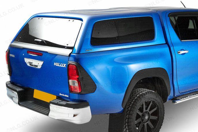 Hilux 2016 Onwards Double Cab Aeroklas Hard Top With Pop Out Windows