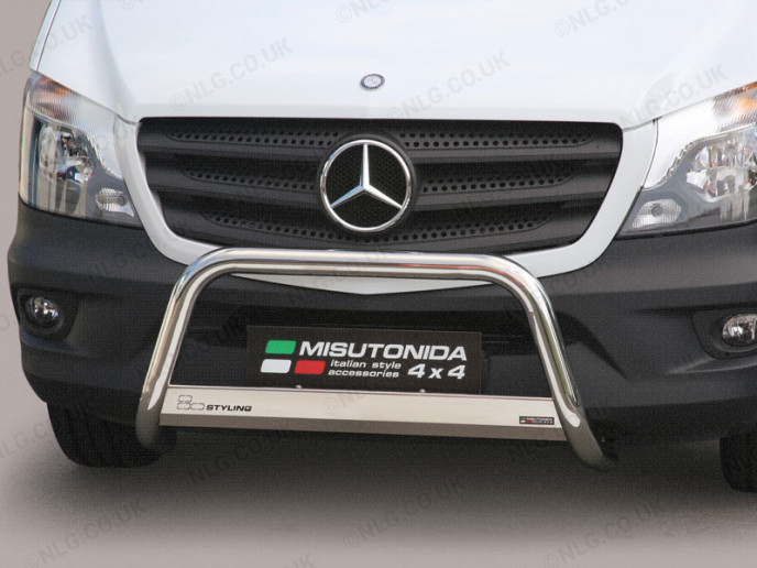 Mercedes Sprinter 2014 Facelift EU Approved A-Bar Stainless Steel
