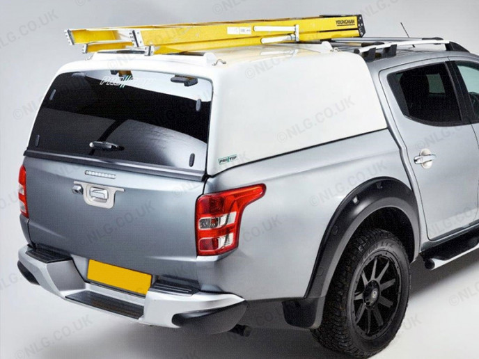 Pro//Top Tradesman Canopy With Glass Rear Door In W32 White For The Fiat Fullback Double Cab 2016 Onwards