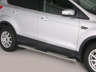 Ford Kuga 2012-2016 Stainless Steel Side Bars with Steps