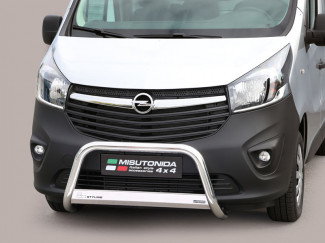 2014 Onwards Vauxhall Vivaro EC Approved Stainless Steel Front Protection Bar