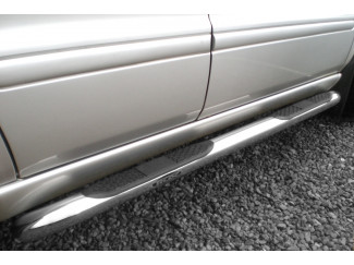 Mercedes ML W163 1997-2005 Stainless Steel OE Style Side Bar with Steps