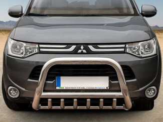 Mitsubishi Outlander 2012-2016 Stainless Steel 70mm A-Bar with Axle Bars
