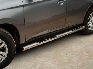 Mitsubishi Outlander 12 To 16 Stainless Steel 76mm Side Bars