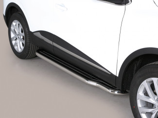 Misutonida 50mm Stainless Steel Side Bars With Step For The Renault Kadjar 2015 On