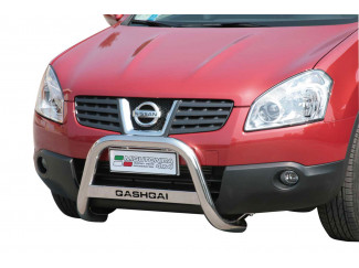 Nissan Qashqai 2007-2010 Stainless Steel A-Frame Bull Bar with Logo