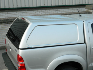 Toyota Hilux Mk6 Double Cab Aeroklas Commercial Hard Top Blank Sides Painted