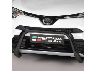 Toyota RAV4 2016-2019 76mm Black A-Bar / Bull Bar