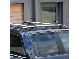 VW Amarok 2011-2020 X-Treme Silver Alloy Roof Rails