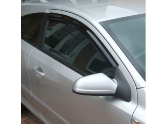 Vauxhall Astra 2004-2010 3dr Set of 2 Stick-On Tinted Wind Deflectors 