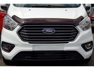 Ford Transit Custom 2018 onwards Dark Smoked Bonnet Guard