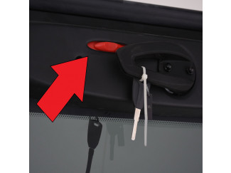 Pro//Top Hardtop Tailgate Internal Rear Door Lock Release Slider