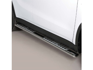 Suzuki Vitara 2015-2019 Stainless Steel Side Bars with Alloy Treads
