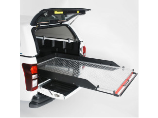 Extended Cab Load Bed Slide - Alloy Finish – Wide Type (1050mm width)
