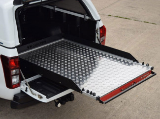 Ford Ranger 2019 On Super Cab Chequer-Plate Deck Heavy Duty Bed Slide