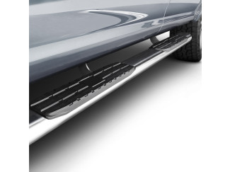 VW Amarok 2023- Stainless Steel Side Bars with Steps Plates