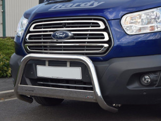 Ford Transit Mk8 2014 On Stainless Steel EU Approved A-Bar 63mm By Mach
