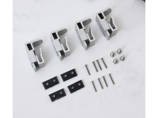 Ford Ranger 2012- Alpha Hardtop Clamps Set (4 Pieces) for GSE / CME / CMX / SCR / SC-Z