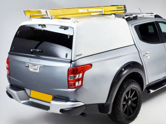 Pro//Top Tradesman Canopy With Glass Rear Door In W32 White For The Mitsubishi L200 Double Cab 2015 Onwards