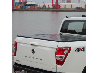SsangYong Musso 2018 On Short Bed Hard Alloy Tri Fold Tonneau Cover