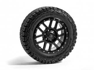 18X8 Dakar Hawke Black Finish Alloy Wheel 6X139.7 Mitsubishi L200 2010 to 2014