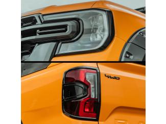 Ford Ranger 2023- Predator Light Garnish Trims -  Full Set in Gloss or Matt Black Option