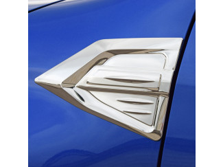 Toyota Hilux 2021 On Side Wing Garnish (Chrome)
