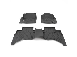 Full Set Of Ultra-Tray Style Floor Mats for Toyota Hilux 2016 Onwards, Manual