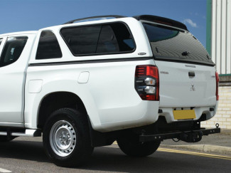 Mitsubishi L200 2015 on Extra Cab Carryboy Leisure canopy in W32 White