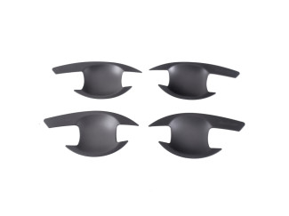 Mitsubishi L200 2015- Set of 4 Black Door Handle Bowls