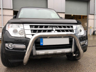 Mitsubishi Pajero Stainless Steel EU Approved Bull Bar Mach