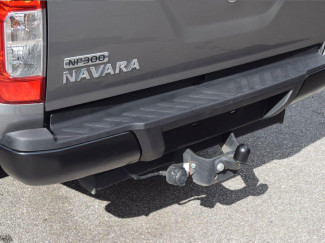 Nissan Navara NP300 2016-2021 Black Rear Bumper