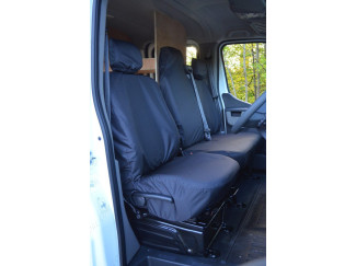 Nissan NV400 Van 2011 Onwards Tailored Seat Covers For Drivers Seat and Passenger Bench 