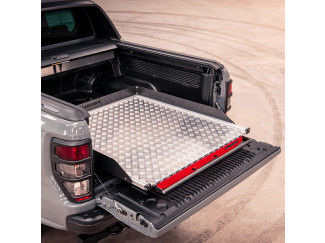 Ford Ranger 2019 On Chequer-Plate Deck Heavy Duty Bed Slide