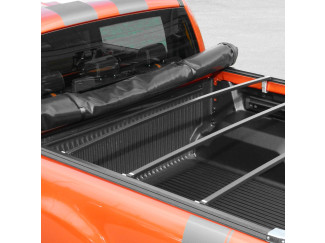 Ford Ranger 2012-2019 Soft Roll Up Tonneau Cover with Rails
