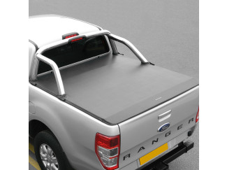 Ford Ranger 2019-2022 Soft Folding Tonneau Cover - Fits with OE Roll Bar