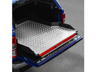 Ford Ranger 2019 On Heavy Duty Wide Chequer Plate Deck Bed Sliding Tray